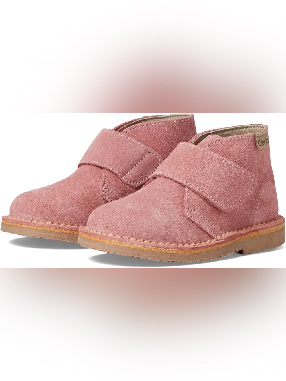 Cienta Kids Chukka Boots Blush Suede EU 26 US Toddler 9 Pink Ankle Boots 1051065